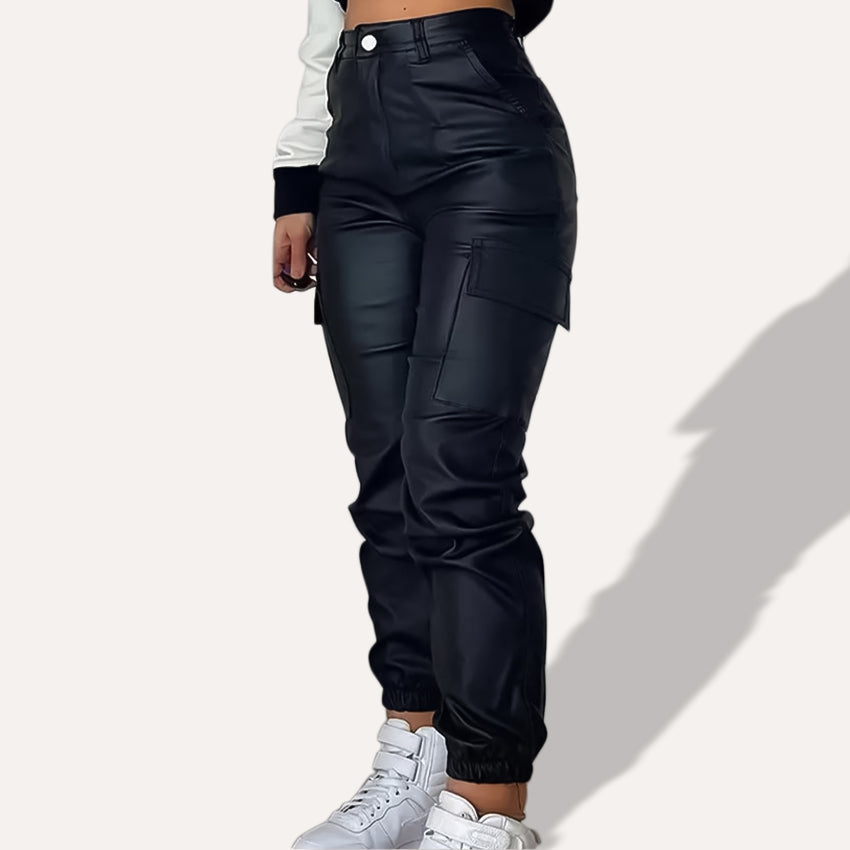 Raven | High-Waisted Cargo Pants