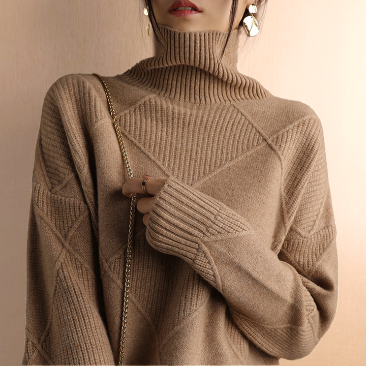 Amelie Chunky Knit Roll Turtleneck