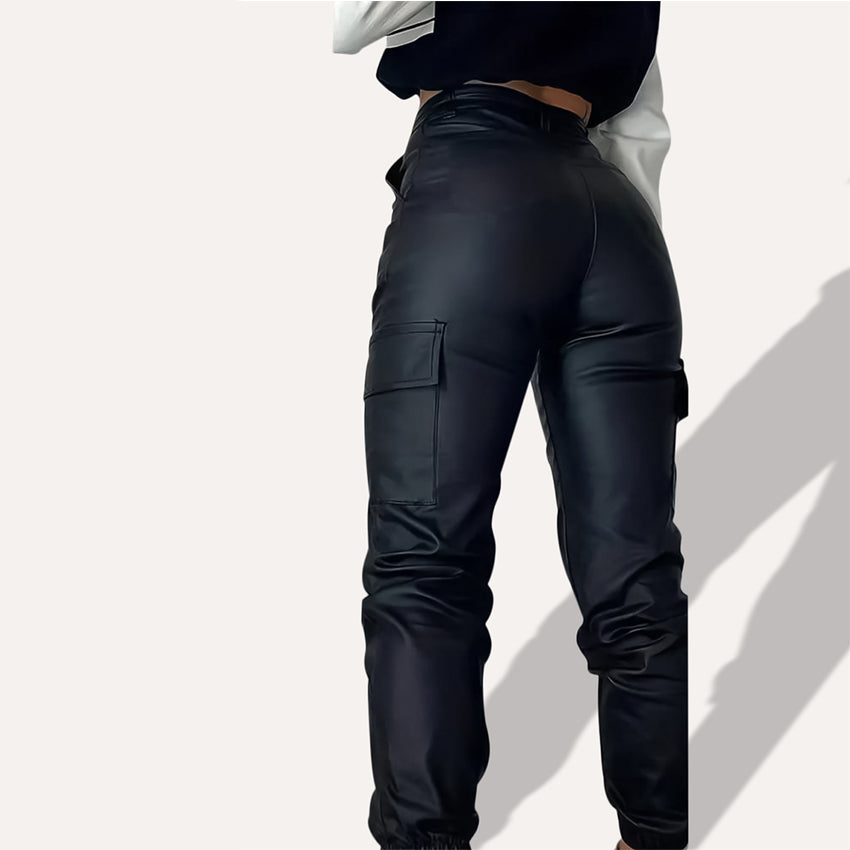 Raven | High-Waisted Cargo Pants