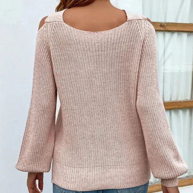 Scarlett Chic Rib-Knit Sweater