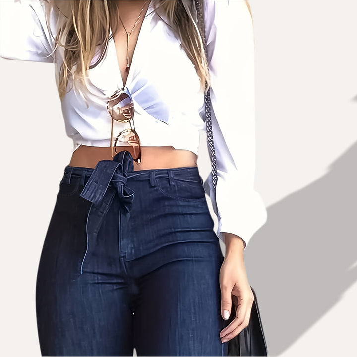 Bella | High-Waisted Flare Jeans