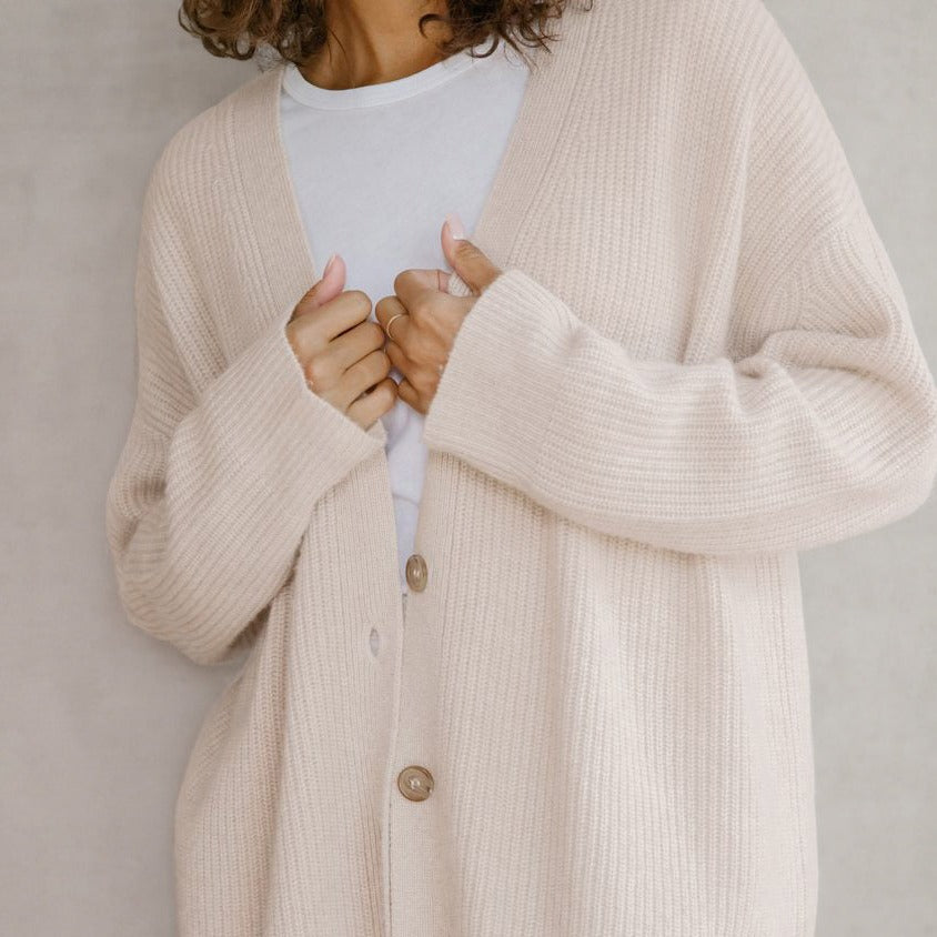 Abigail | Warm Cashmere Cardigan