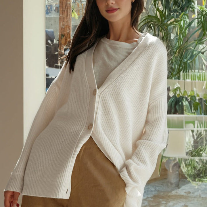 Abigail | Warm Cashmere Cardigan