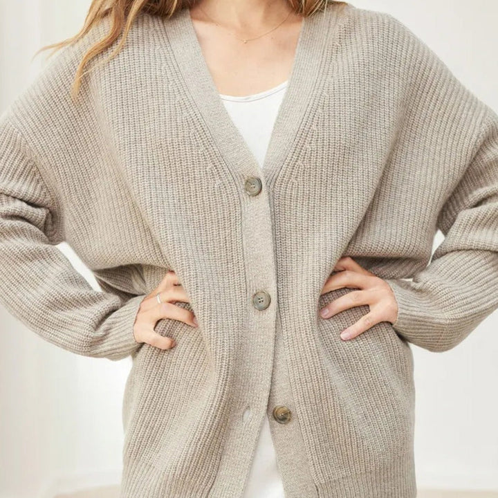 Abigail | Warm Cashmere Cardigan