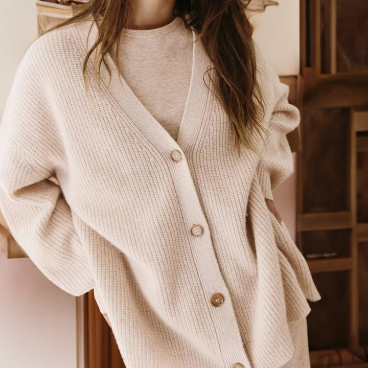 Abigail | Warm Cashmere Cardigan