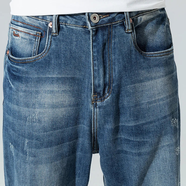 Rugged Stone Washed Jeans