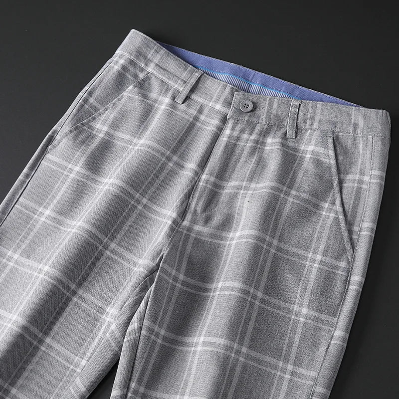 Caelum™ - Plaid Dress Pants