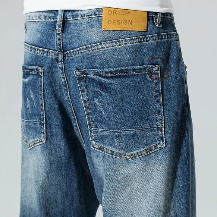 Rugged Stone Washed Jeans