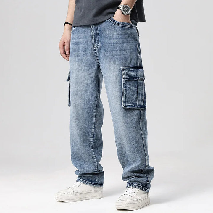 Cargo Denim Pants