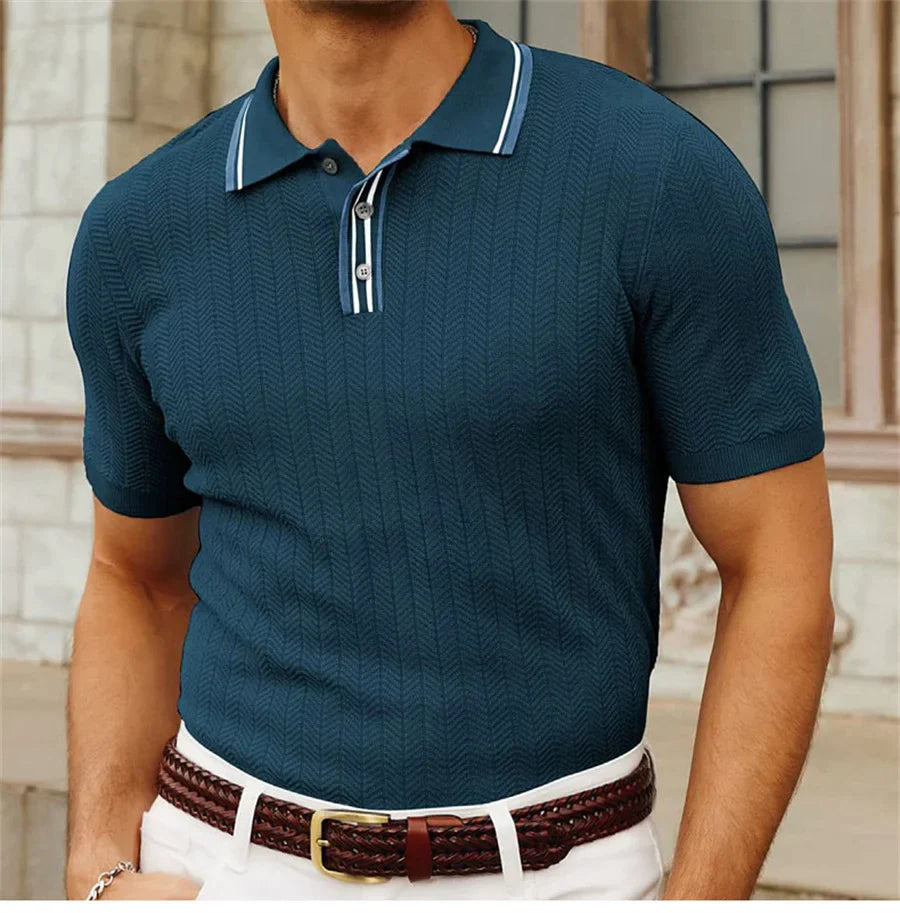 Romero Button-Down Polo Shirt