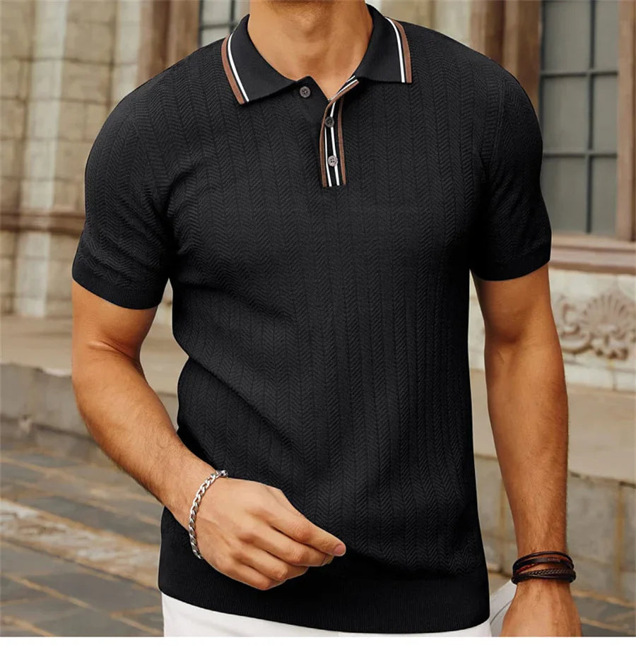 Romero Button-Down Polo Shirt