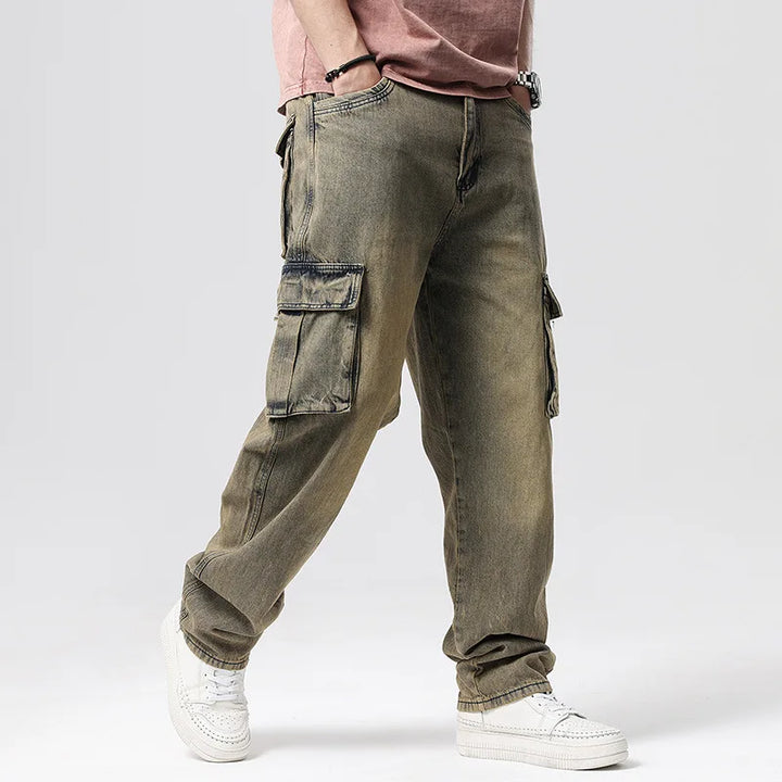 Cargo Denim Pants