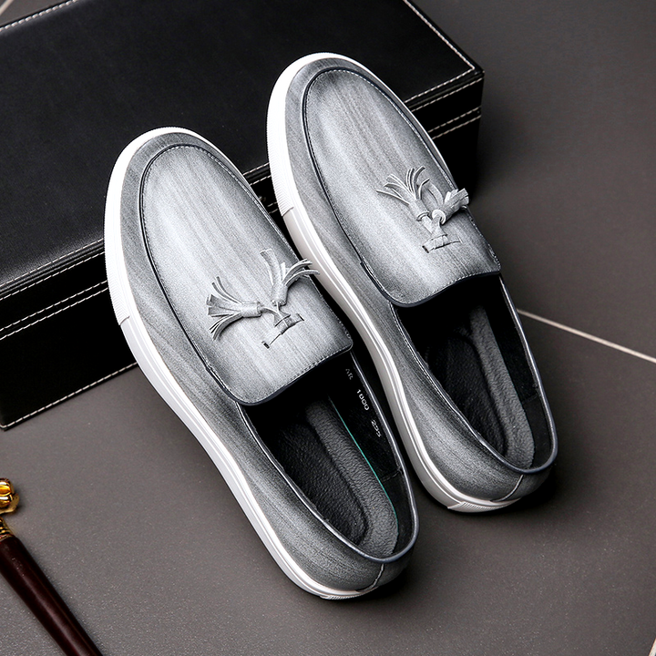 Men's Italian Cologne Leather Loafers